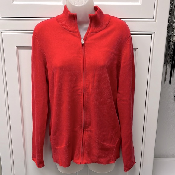 Nivo Red Golf Cardigan - Picture 1 of 6